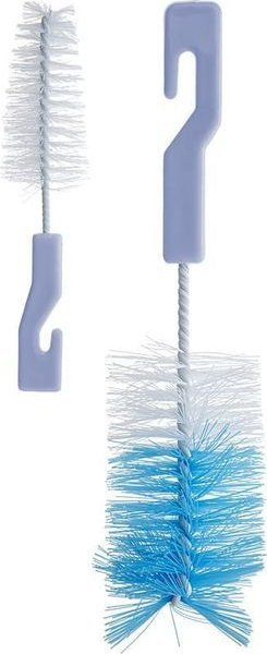 Set furçash për biberona dhe shishe, 2 copë, plastikë, shumëngjyrësh