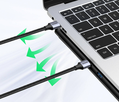 Kabllo USB UGREEN USB 3.0 A në A, 5Gbps, najlon, e zezë