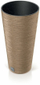 Vazo lulesh FURU SLIM ECO WOOD, 30cm, Naturo