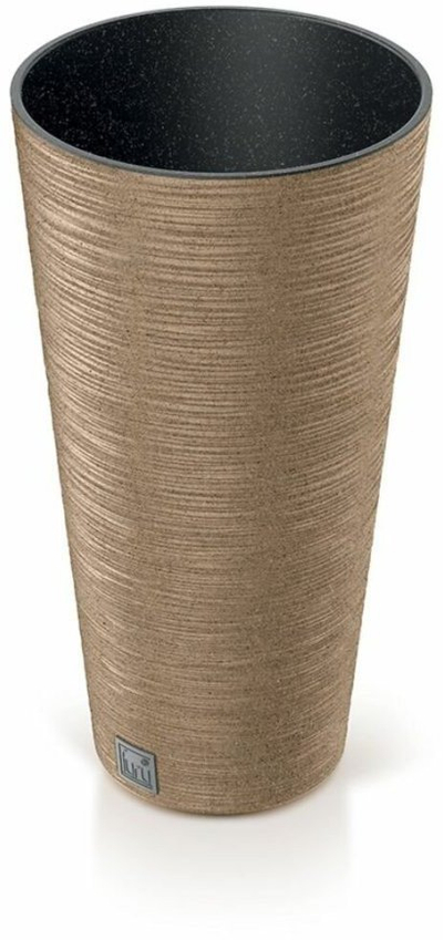 Vazo lulesh FURU SLIM ECO WOOD, 30cm, Naturo