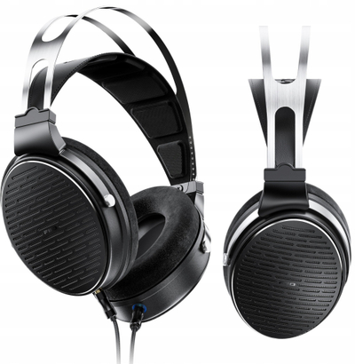 Слушалки над уво FiiO JT3, отворен дизајн, драјвер 50mm, кабел 3.5mm со микрофон, црни