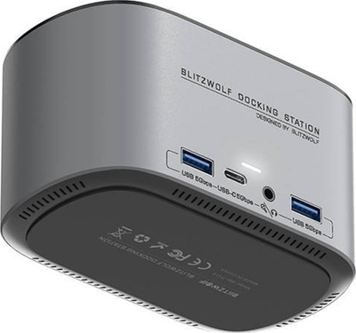 Stacion dokimi Blitzwolf BW-TH12, 14‑në‑1, USB‑C 100W, gri