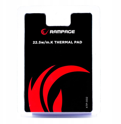 Jastëk termik Rampage XTP-002 PTM, 31 x 50 x 0.2 mm, 22.5 W/mK, gri