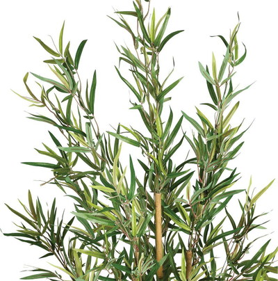 Bimë artificiale Atmosphera Bamboo, 120 cm, në vazo metalike, jeshile