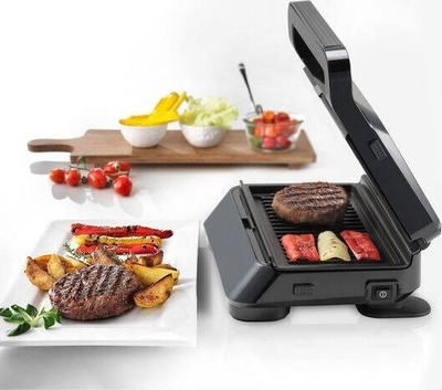 Тостер за сендвичи Браун SM5001, 800W, нелепливи плочи, црн