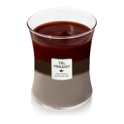 Qiri aromatik WoodWick Trilogy Forest Retreat, 275 g
