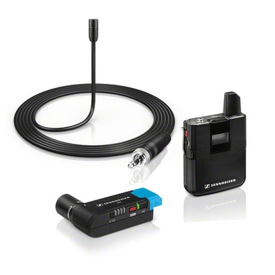 Sistem wireless me mikrofon lavalier Sennheiser AVX ME2 SET, për kamera dhe DSLR, digjital