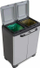 Kosh riciklimi Zhradn Recyklan K Split Cabinet Basic, 2x110L, plastikë, gri