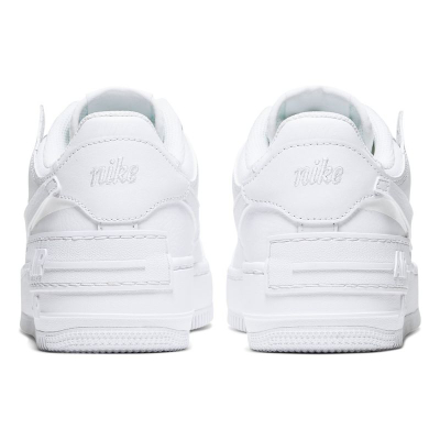 Atlete Nike Air Force 1 Shadow, lëkurë, të bardha