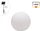 Dritë kopshti me diell LED Shining Globe, 2W, 410lm, e bardhë