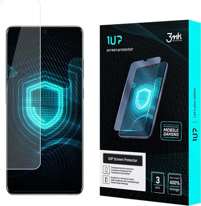Mbrojtës ekrani 3mk 1UP, për gaming, 3 copë, transparent