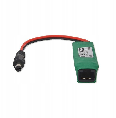 Konvertues energjie BCS BCS-SD15/12, PoE në 12V DC, për panele videoportash, i zi