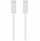 Kabllo USB Usams KY Series US-SJ696, USB C në USB C, 2m, 60W, e bardhë