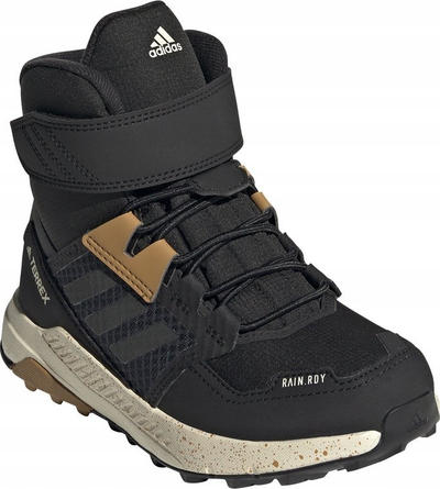 Çizme trekking për kalamajat Adidas Terrex Trailmaker Jr FZ2611, COLD.RDY, GORE-TEX, të zeza