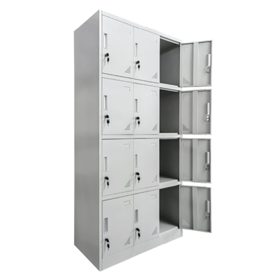 Dolap metalik Homemarkt Bexley, 12 kabinete, 90x45x185 cm, gri