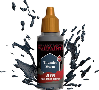 Bojë akrilike për aerograf Army Painter Warpaints Air Thunder Storm, 31g, gri