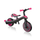 Tricikletë 4 në 1 Globber Explorer Trike, me çadër, Fuchsia