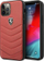 Kapak telefoni Ferrari Quilted, për iPhone 12 12 Pro, lëkurë, i kuq