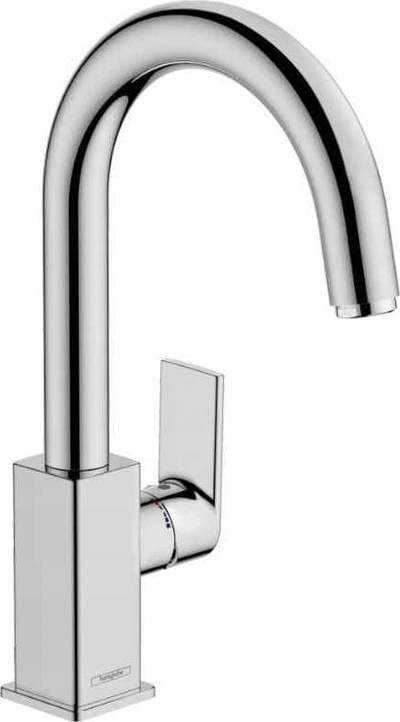 Rubinet lavamani Hansgrohe Vernis Shape 200, montim mbi lavaman, krom