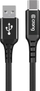 Kabllo USB Crong CRG565, USB A në USB C, 0.25m, 60W, e zezë