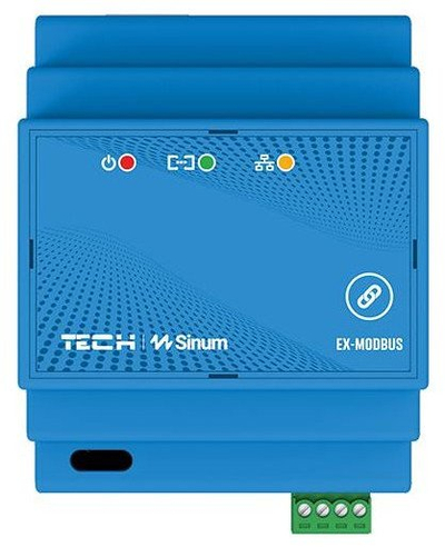 Zgjerues sinjali TECH EX MODBUS, për kontrollorë, montim në shinë DIN