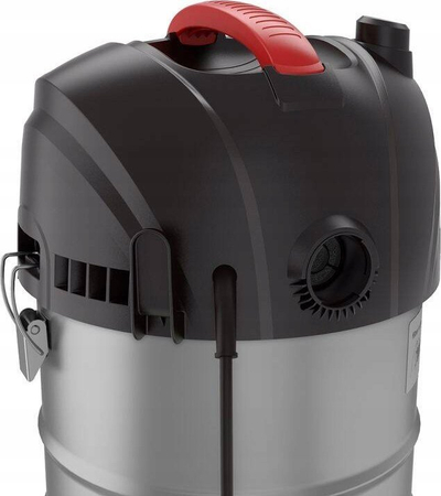 Fshesë industriale MENZER VCL 330, për ujë dhe pluhur, 30L, antistatike, gri me të zezë