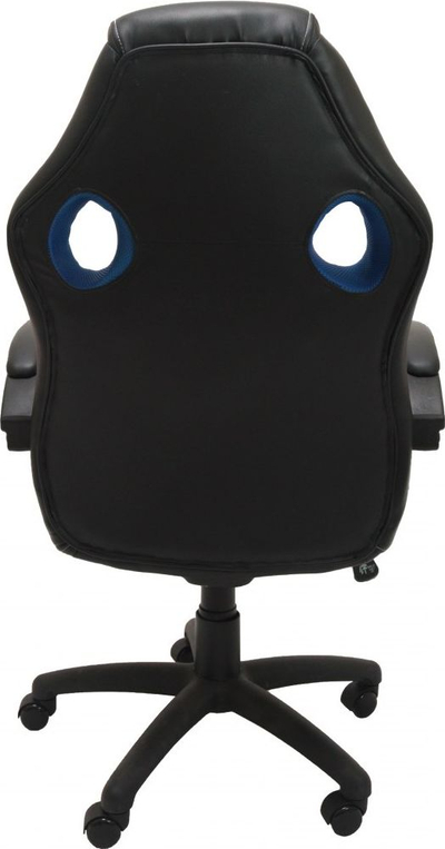 Karrige zyre Enzo Office Chair, rrotulluese, e rehatshme, blu e zezë
