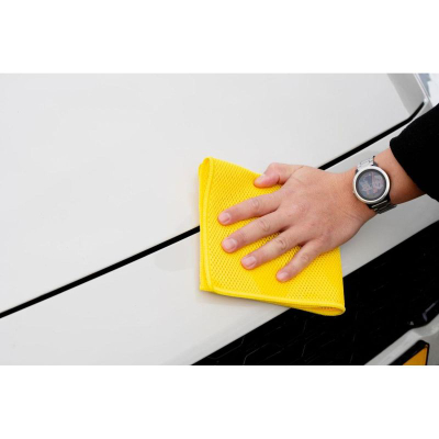 Set pastrimi makine Dunlop, mikrofibër, 3 pjesë, verdh e zi