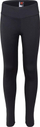 Leggins për vajza Iguana Charlton Tg Jr, të ngushta, me microfleece, të zeza