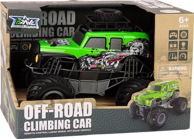 Makina lodër me telekomandë RC Leantoys 17854, shkallë 1:16, off-road, e gjelbër