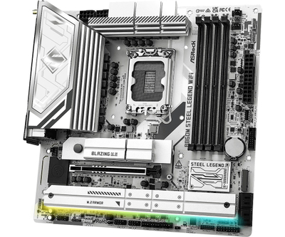 Motherboard ASRock B860M Steel Legend WiFi, DDR5, PCIe 5.0, Micro ATX