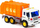 Kamion lodër Polesie Garbage Truck, me drita dhe tinguj, plastikë Wade, shumëngjyrësh