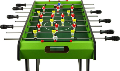 Tavolinë futbolli Leantoys, 89 cm, për kalamaj, jeshile