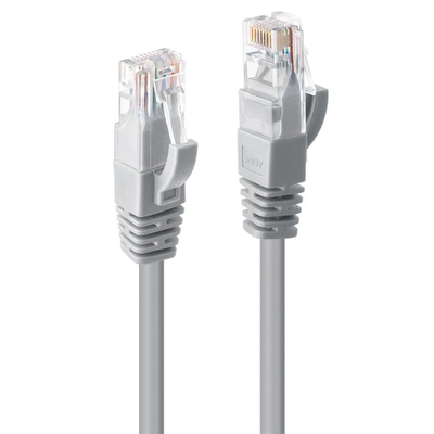 Kabllo rrjeti Lindy Patchcord Cat6 U UTP, 5m, gri