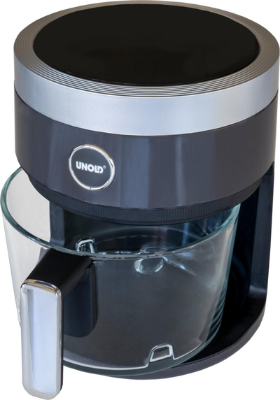Fritezë me ajër Unold Glass 58695, 3.5L, 1200W, shportë xhami transparente