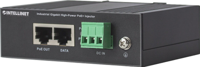 Injektor PoE industrial Intellinet Gigabit, 30W, IEEE 802.3af/at, trup metalik