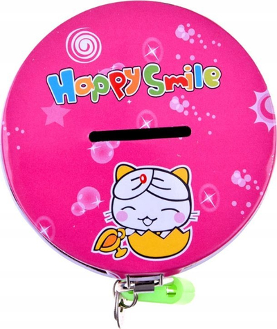 Kuti kursimi Happy Smile ZA4714, metal, me dry, rozë