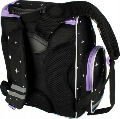 Çantë shpine shkollore Herlitz School Satchel Ballerina, hardbag, një ndarje, e zezë