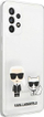 Futrollë Karl Lagerfeld Karl &amp; Choupette për Samsung Galaxy A72 4G 5G, TPU PC, transparente