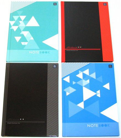 Fletore Interdruk Hardback Notebook Office 412A, A5, 96 fletë me katrorë