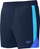 Shorta noti Speedo Hyperboom Splice 16", me rrip lidhës, me xhepa, blu me portokalli