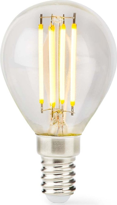 Llambë LED Nedis G45 E14, 4.5W, 2700K me zbehje, stil i vjetër