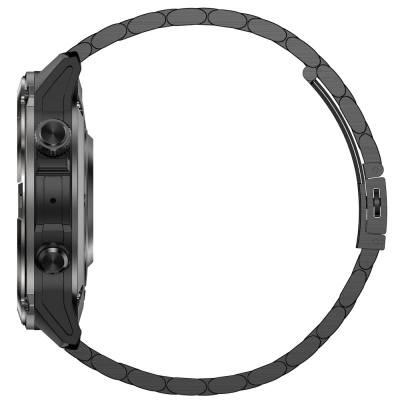 Smartwatch për burra Gravity GT46-1, ekran 1.43" AMOLED, Bluetooth, i zi