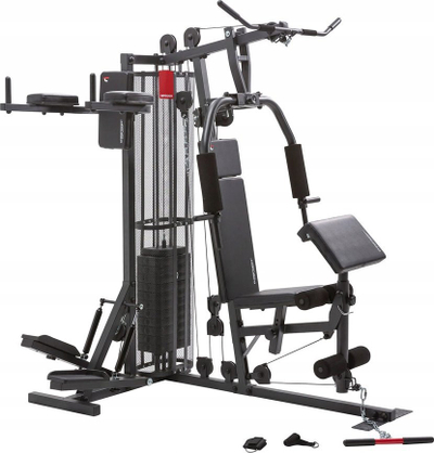 Stacion fitnesi Christopeit Sport Multi-gym SP 5000, 12 blloqe peshe, deri 70 kg, i zi