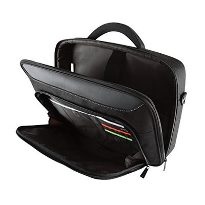 Çantë laptopi Targus CN414EU, 14.3", poliestër, e zezë me të kuqe
