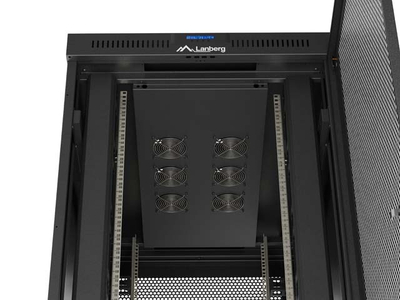 Kabinet rrjeti Lanberg RACK 19" 47U, 800x1200 mm, derë e perforuar, i zi