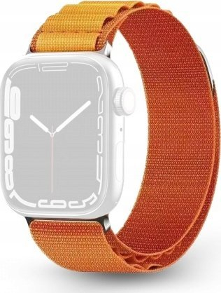 Rrip ore RhinoTech Ultra Alpine Loop për Apple Watch 38/40/41mm, najlon, portokalli