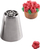 Grykë dekoruese çelik inox, formë tulipani, argjend