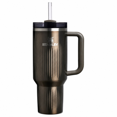 Gotë termike Stanley Quencher H2.O Fluted, 1.18L, GunMetal Shine