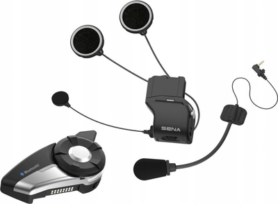 Kufje motoçiklete Sena 20S Evo Duo, Bluetooth, set për 2 veta, të zeza
